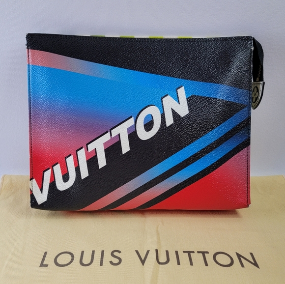 LOUIS VUITTON Damier Race Toiletry Pouch 26 | Limited Edition - Picture 1 of 12